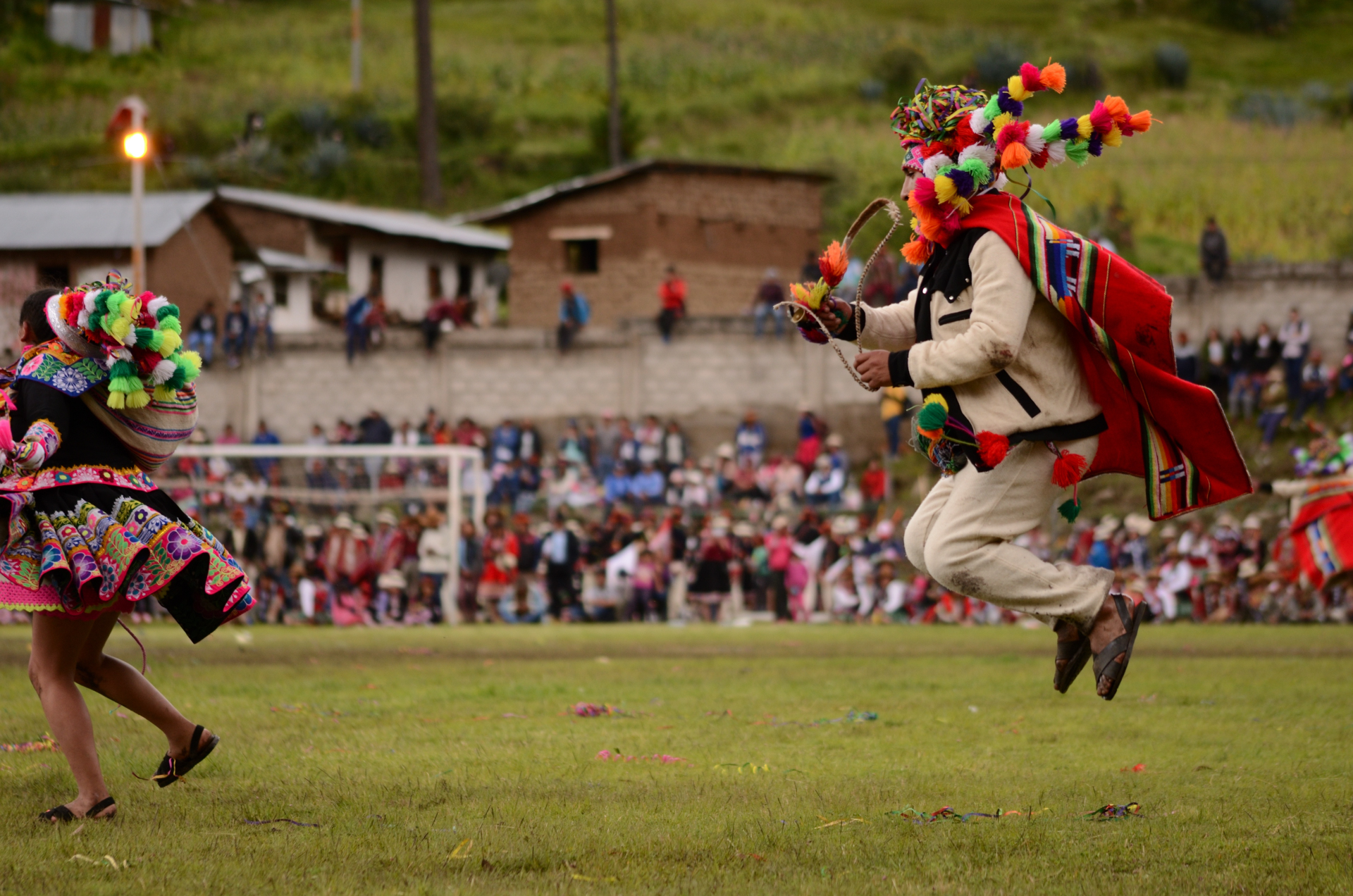 Chita Saymay (Centro Cultural de Formación y Difusión Artística Amauta) en el Tikapallana, Tambobamba, 2 de marzo del 2024