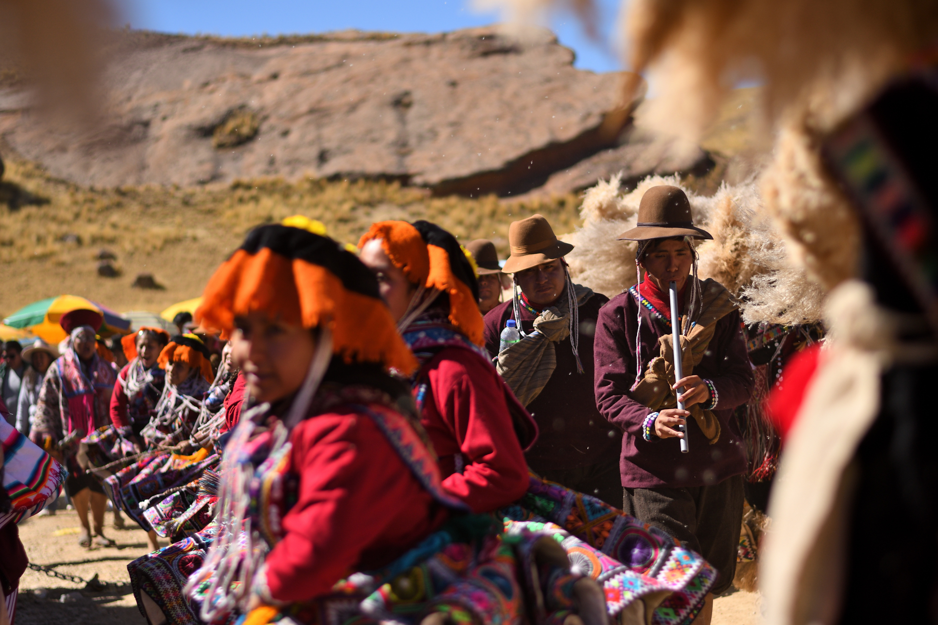 Unay Carnaval (Centro Cultural de Formación y Difusión Artística Amauta) en el Cañon de Tinajani, 6 de junio del 2025